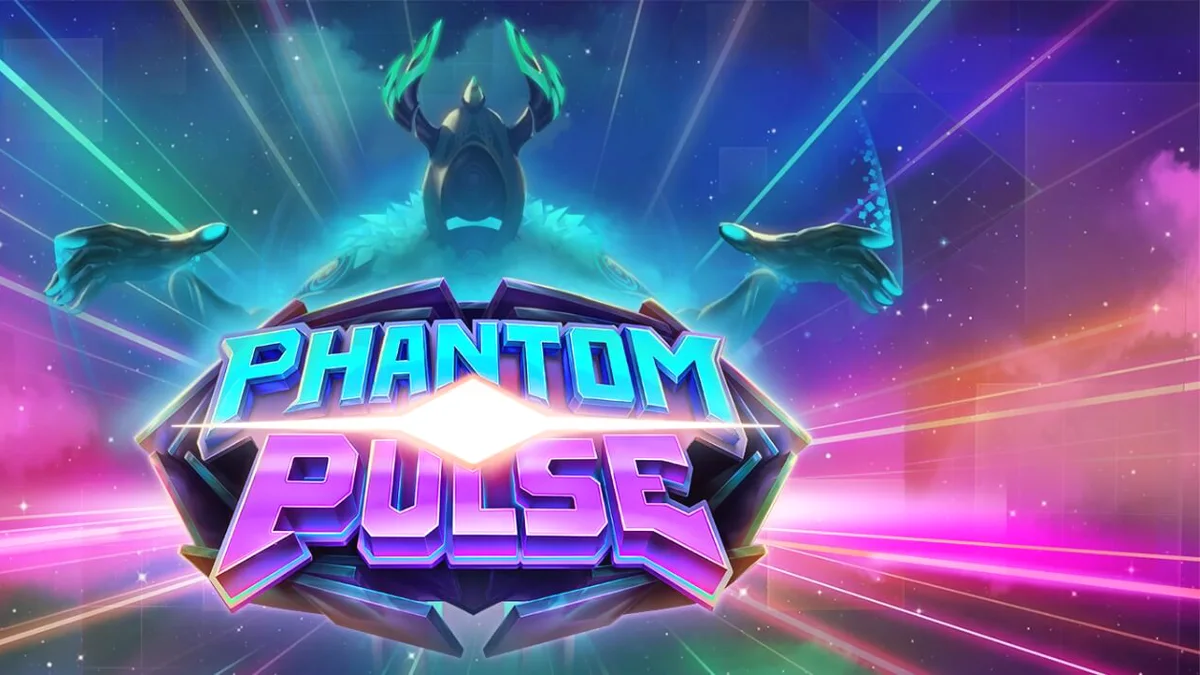 Tampilan visual futuristik dan kosmik dari slot Phantom Pulse